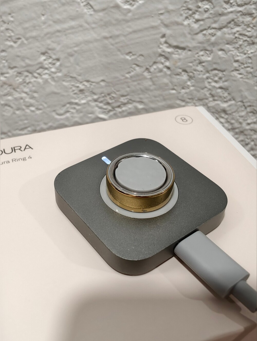 Oura Ring Gold Gen 4 Size 8